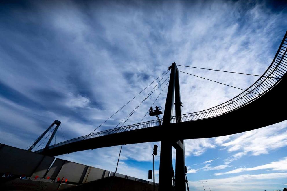 Works to upgrade the Blaxland Avenue overpass