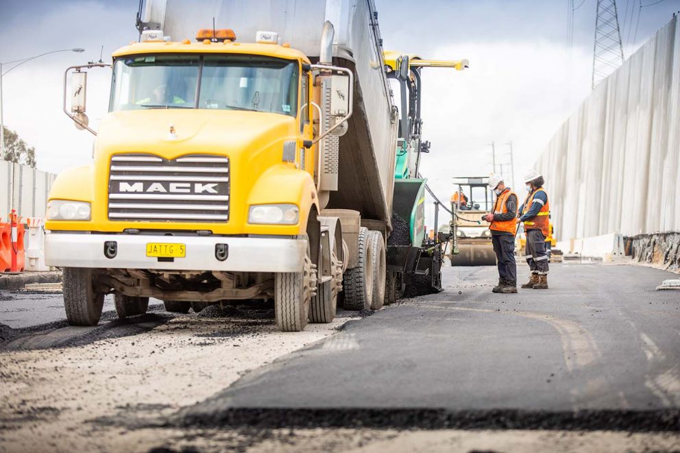 Asphalting works