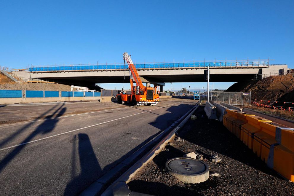 The bridge over Governor Road