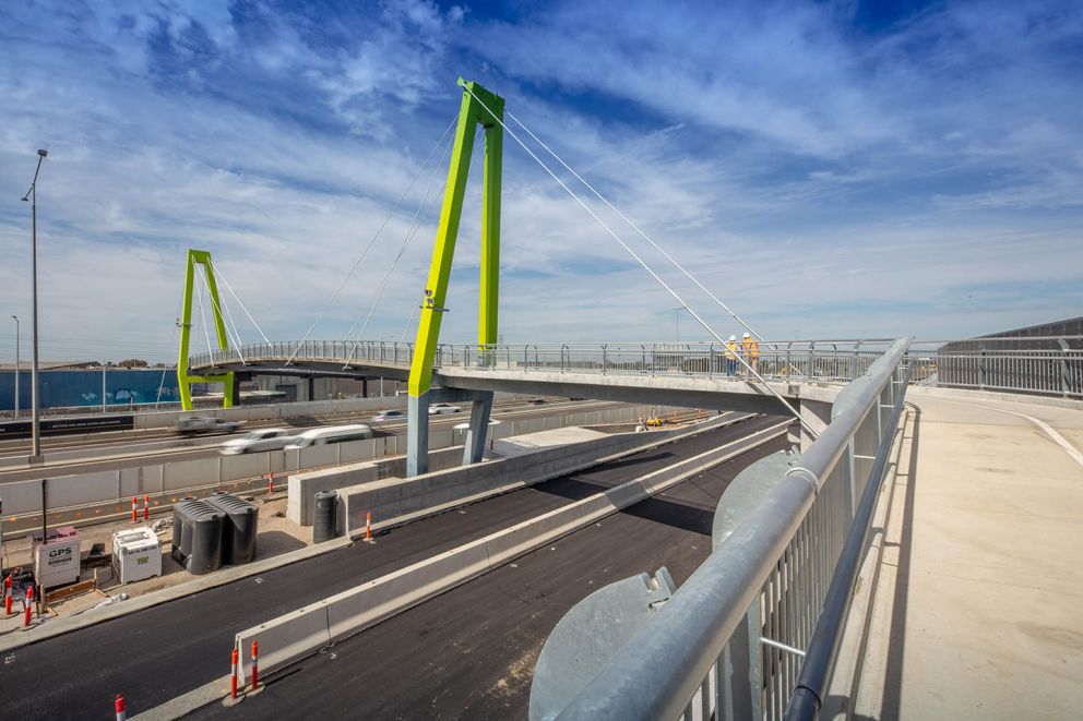 Upgraded Blaxland Avenue overpass