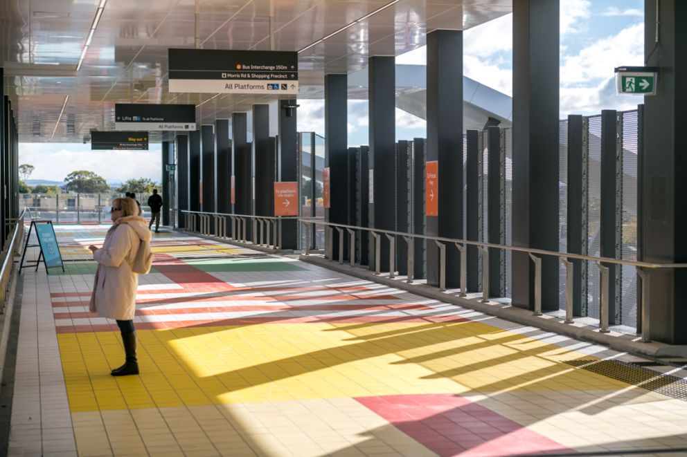 The immersive new artwork at Hoppers Crossing Station