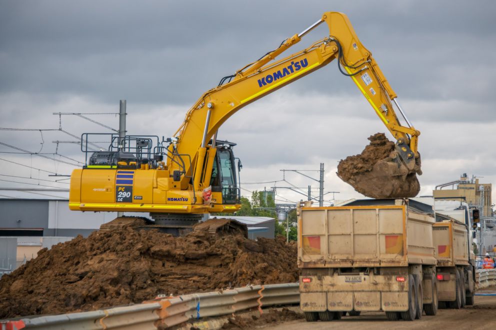Construction on site at East Pakenham