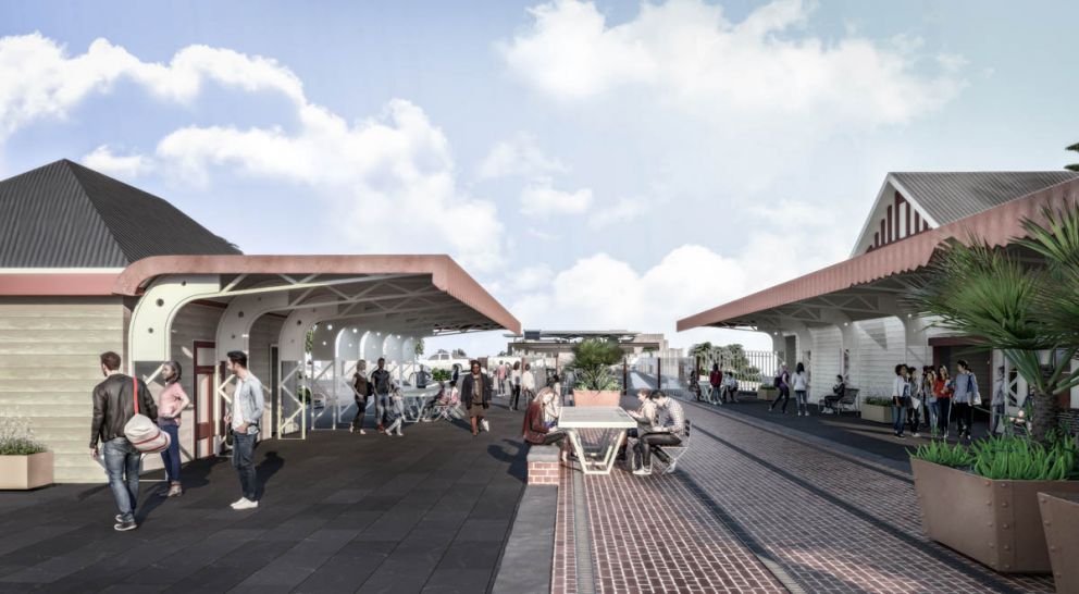 Artist's impression of the new heritage bridge in Mentone