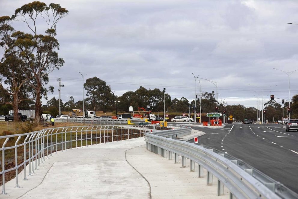 A new shared walking and cycling path along Ballarto Road