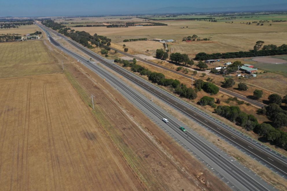 The Highway upgrade between Velore Road and Sale-Cowwarr Road in Kilmany