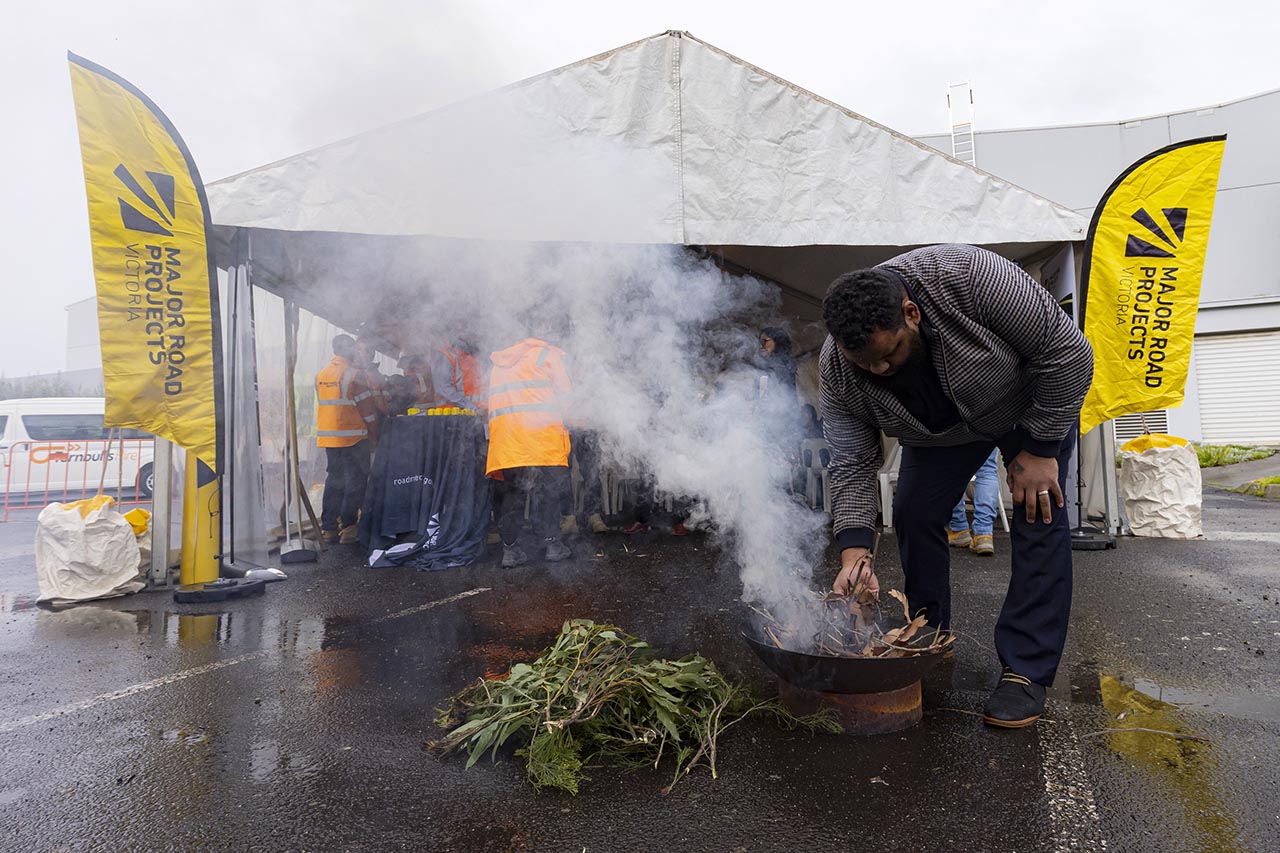 Pound Road West smoking ceremony