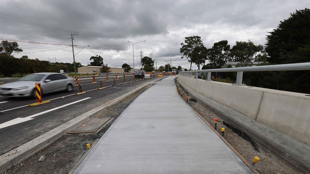 We constructed new and upgraded existing walking and cycling paths to improve connectivity and safety