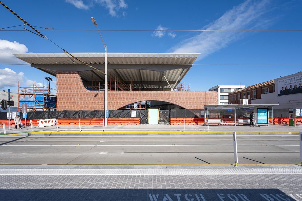 The new Glen Huntly Station