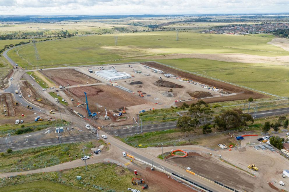 Calder Park Drive August 2023 works Victoria’s Big Build