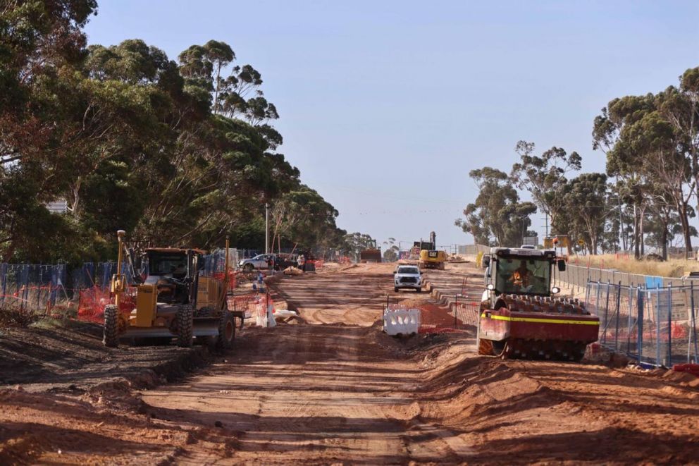 Sunbury Road Construction Feb 23