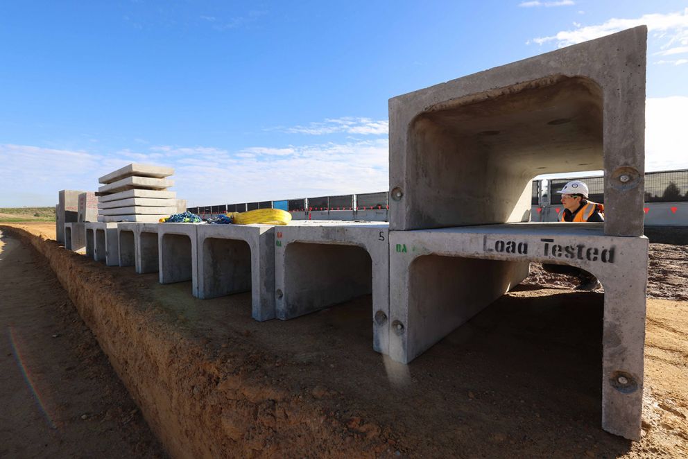 June 2023- Concrete box culverts be installed across McGregor Road to manage water runoff