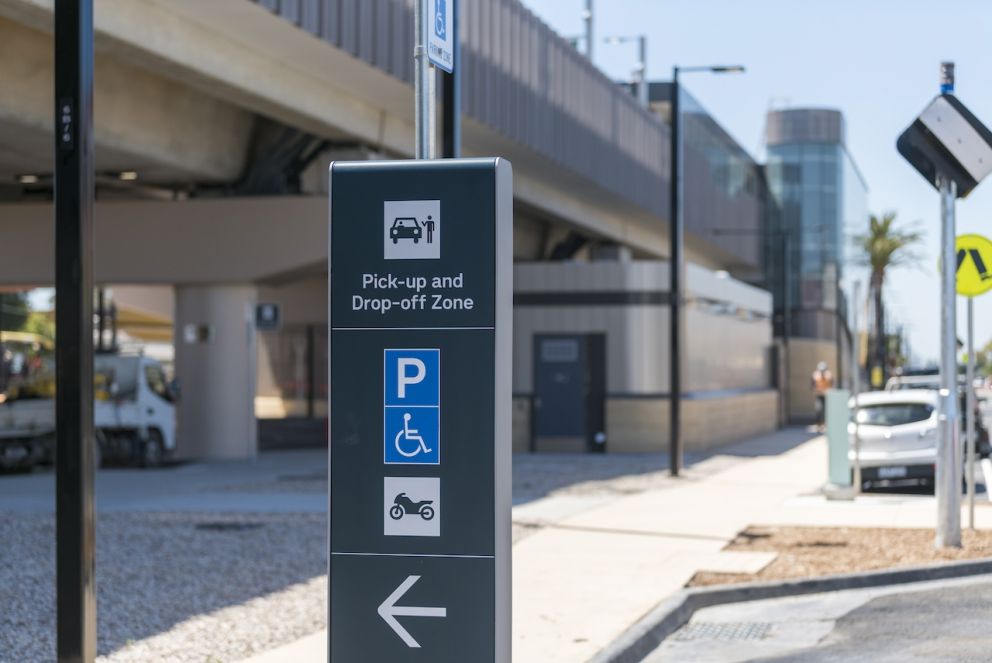 The new pick up and drop off area at Parkdale Station is now open