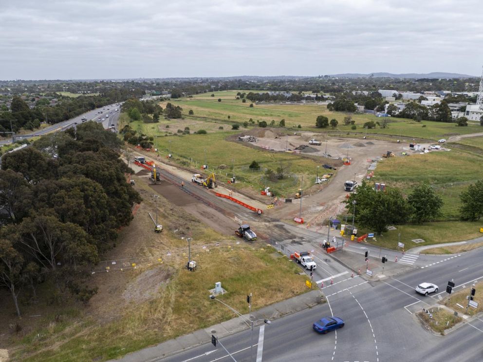 We’ve completed most of the work to widen the Warragul-bound exit ramp to Clyde RoadWe’ve completed most of the work to widen the Warragul-bound exit ramp to Clyde Road