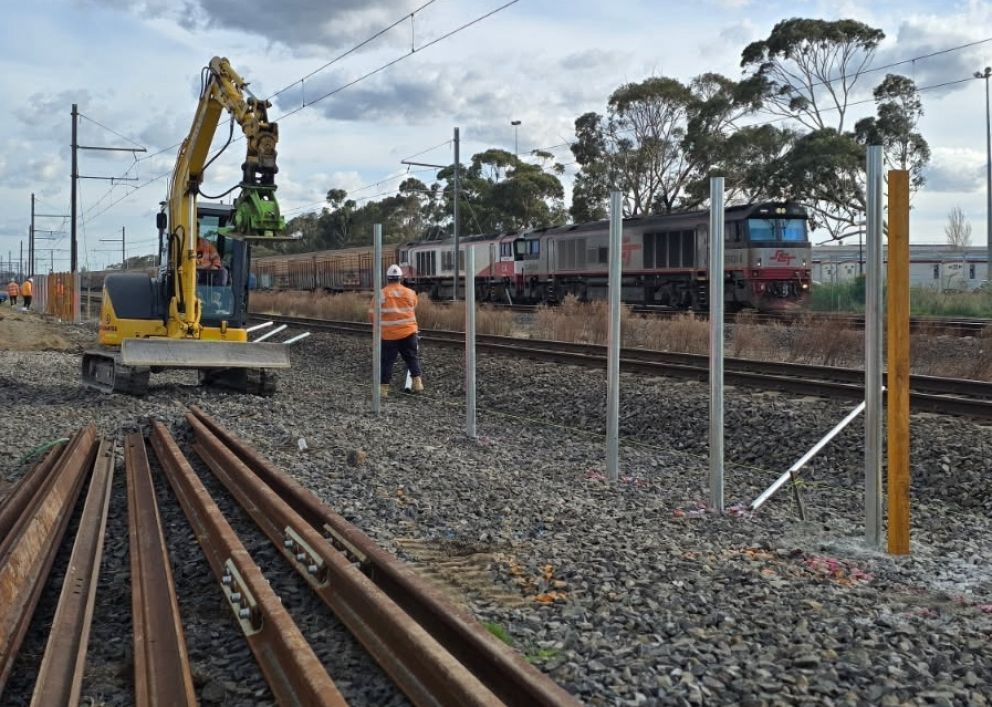 Recent works at Maidstone Street included installing temporary fencing
