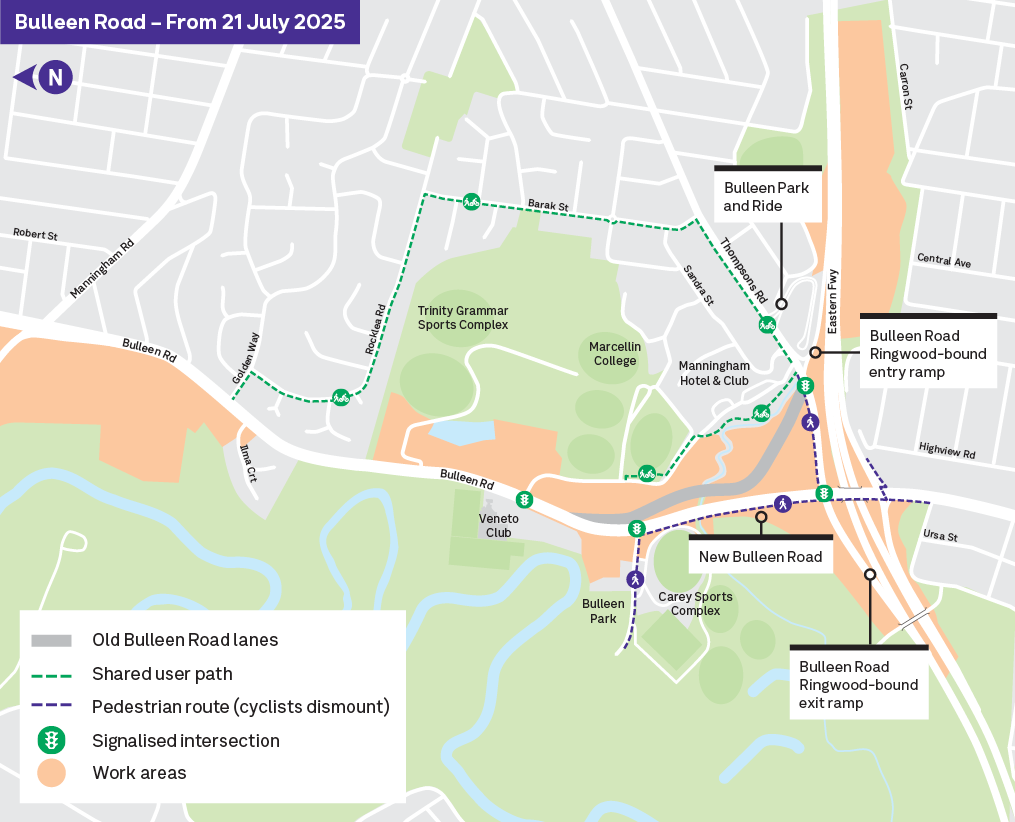 Bulleen Road July 2025