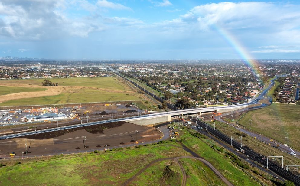 This marks the 87th level crossing removal across Melbourne
