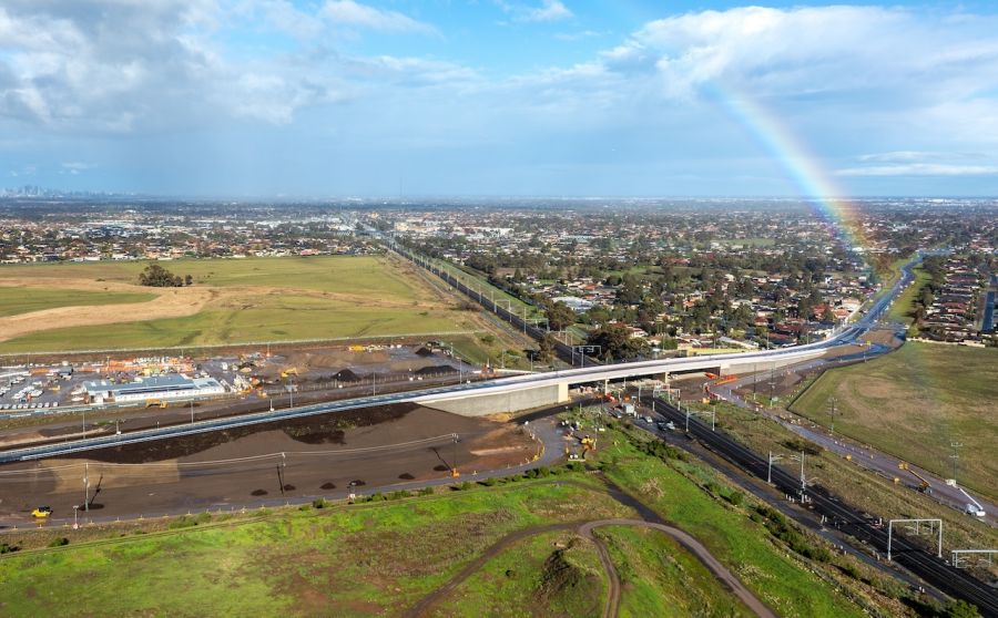 This marks the 87th level crossing removal across Melbourne