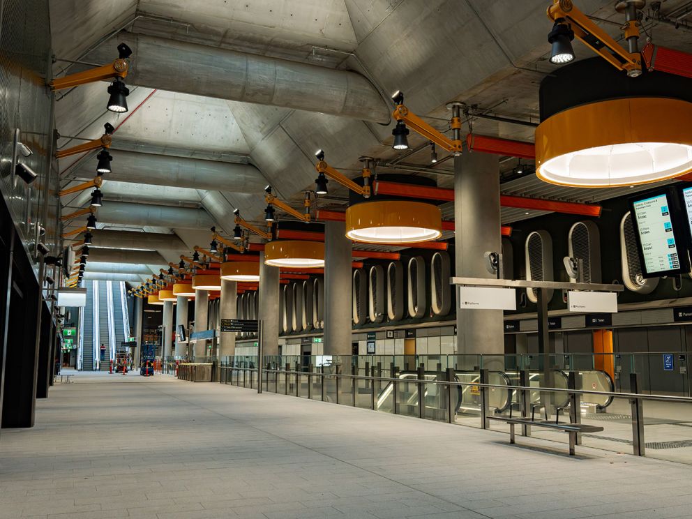 Parkville Station concourse