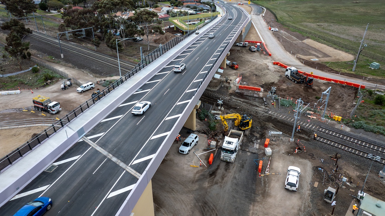 Boom gate removal at Calder Park Drive