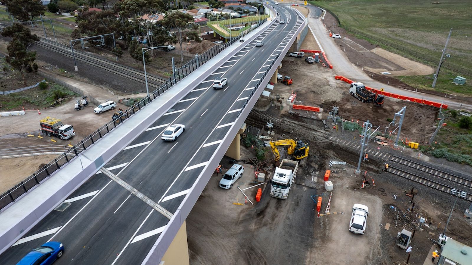 Boom gate removal at Calder Park Drive