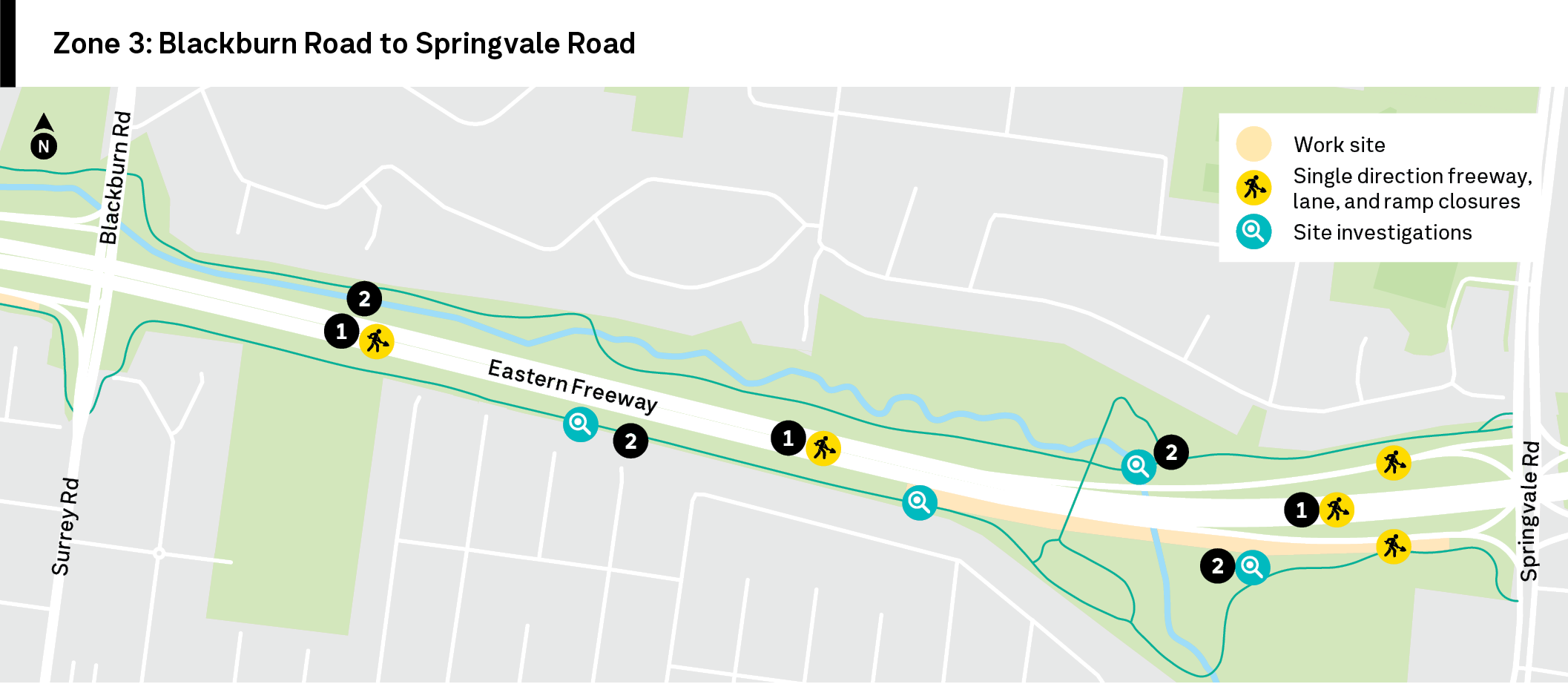 Eastern Freeways_Zone_3_Map