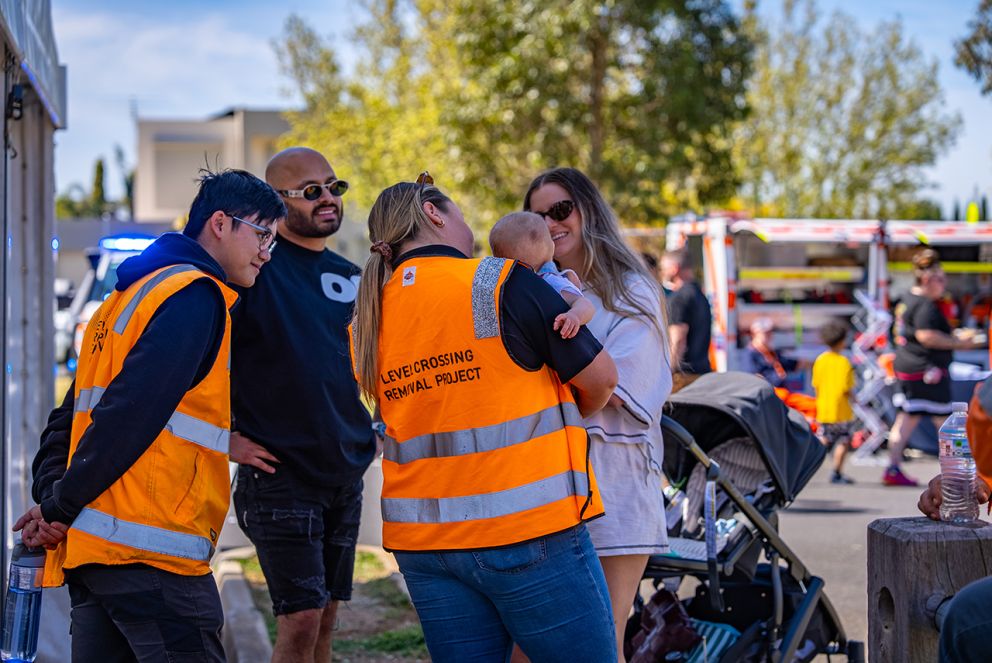 Over 700 locals celebrated the end of major works at Calder Park