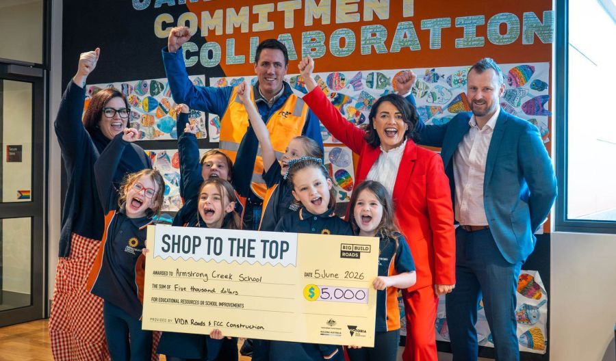 Shop to the Top winners - Armstrong Creek School