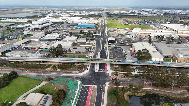 Racecourse Rd in Pakenham complete