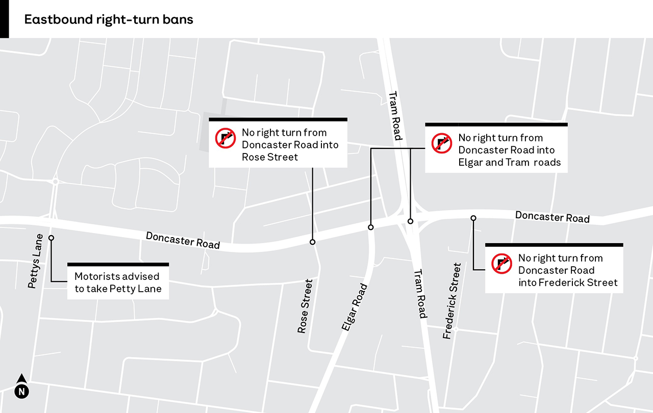 Detour map
