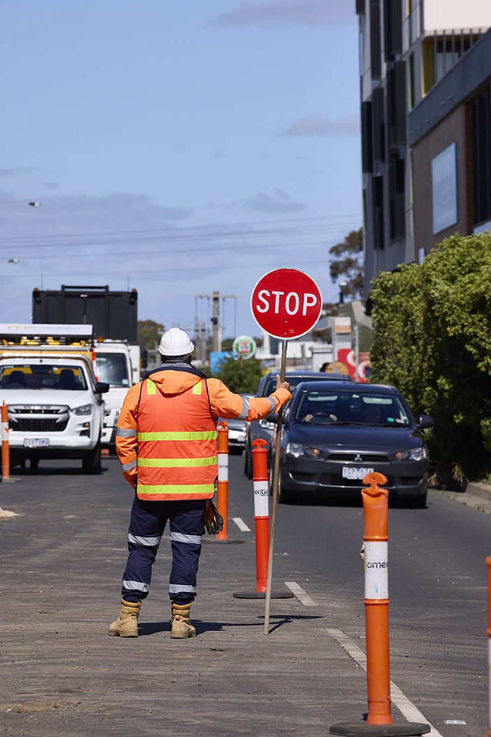 South Road and Nepean Highway construction image November 2021