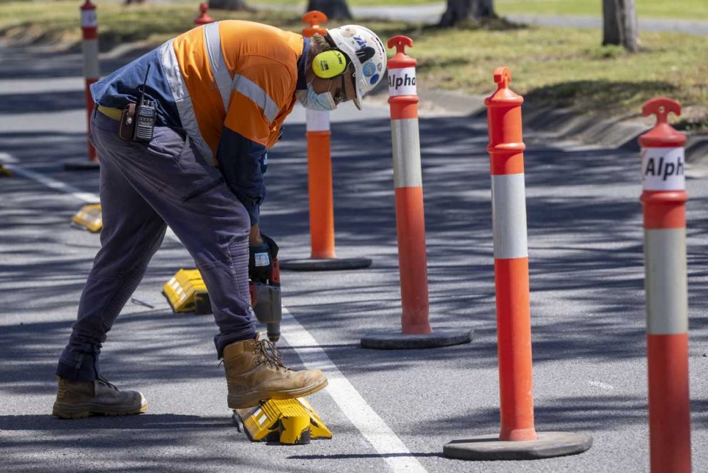 Installing klemmfix onto the road