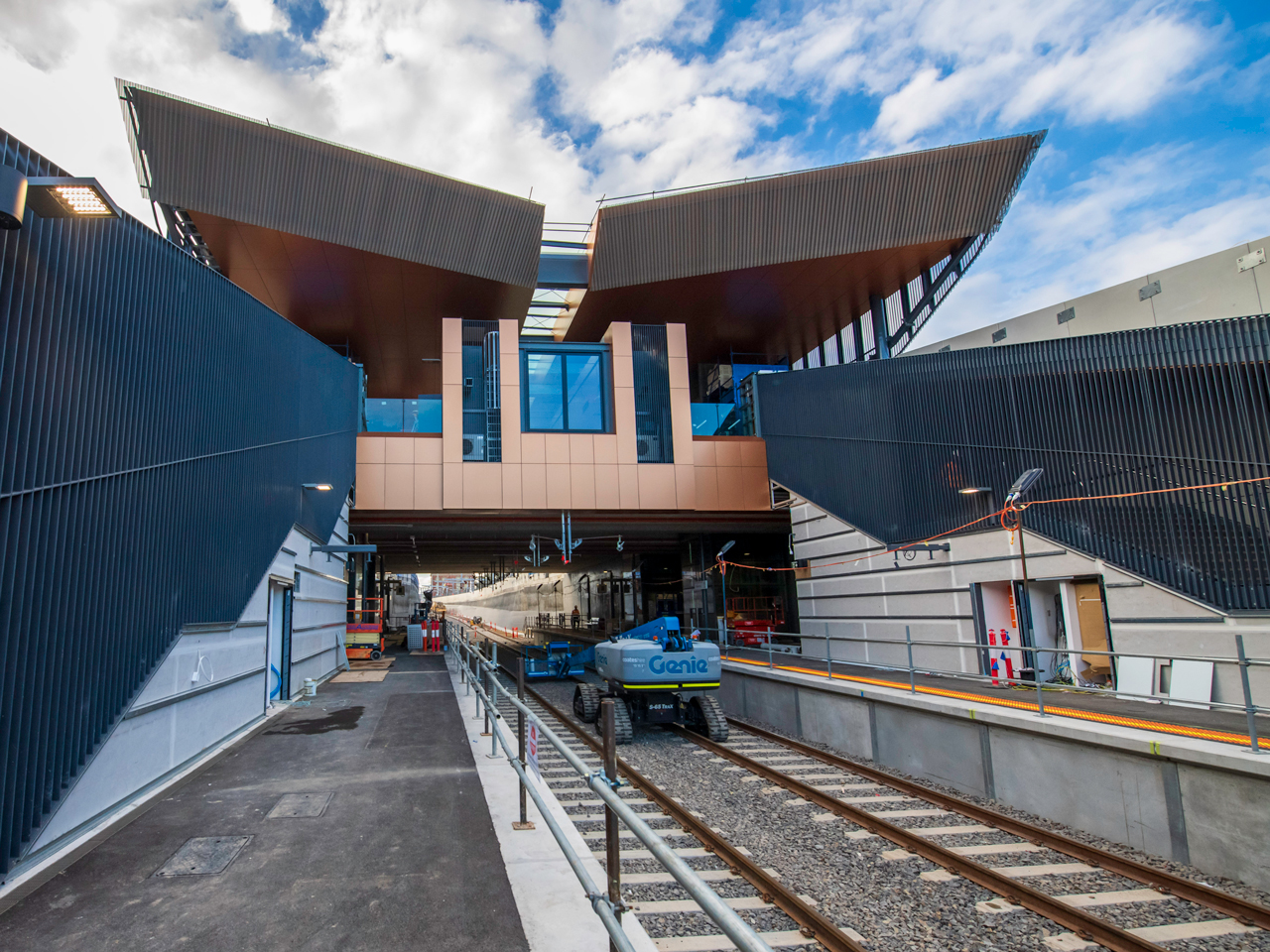 Tracks looking towards Glenroy Station