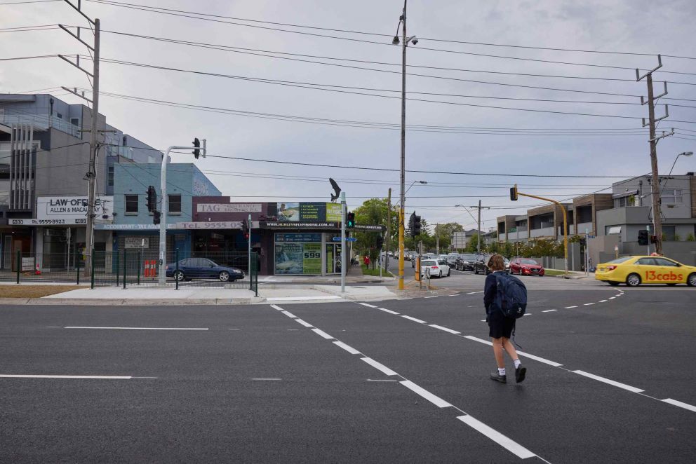 Taylor Street and Jasper Road Construction Image - March 2022