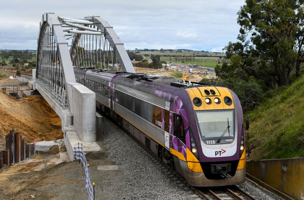 It was exciting to see the first trains pass over the new Kilmany rail bridge on Tuesday 25 July.
