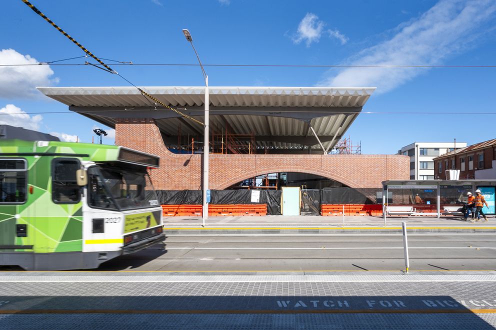 The new Glen Huntly Station