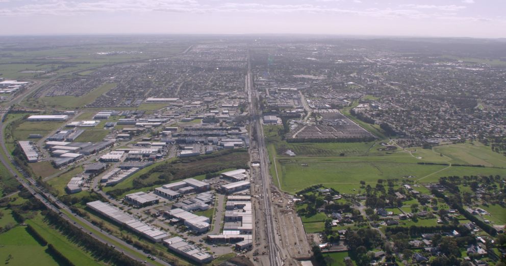 Aerial view of East Pakenham 