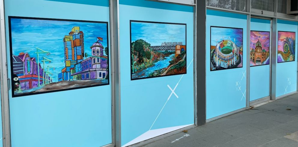 Art created by Croydon Community School students