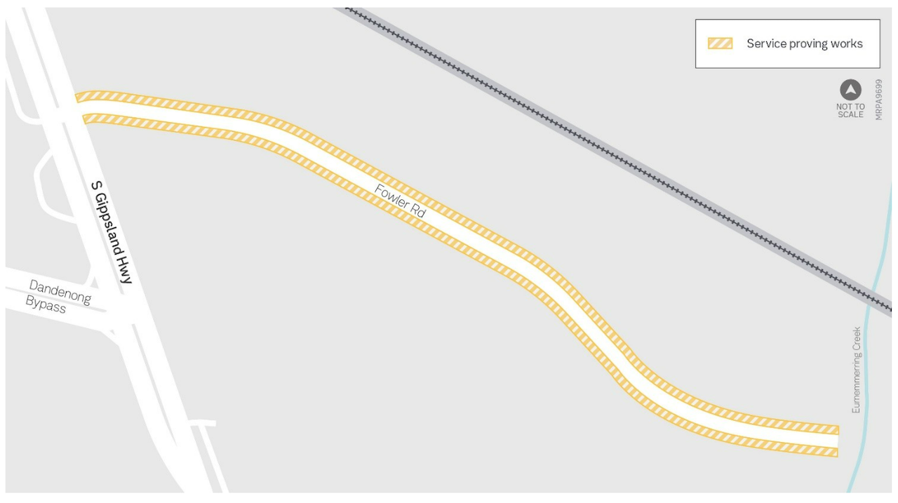 Progress Street, Dandenong South Fowler Road night works Victoria’s