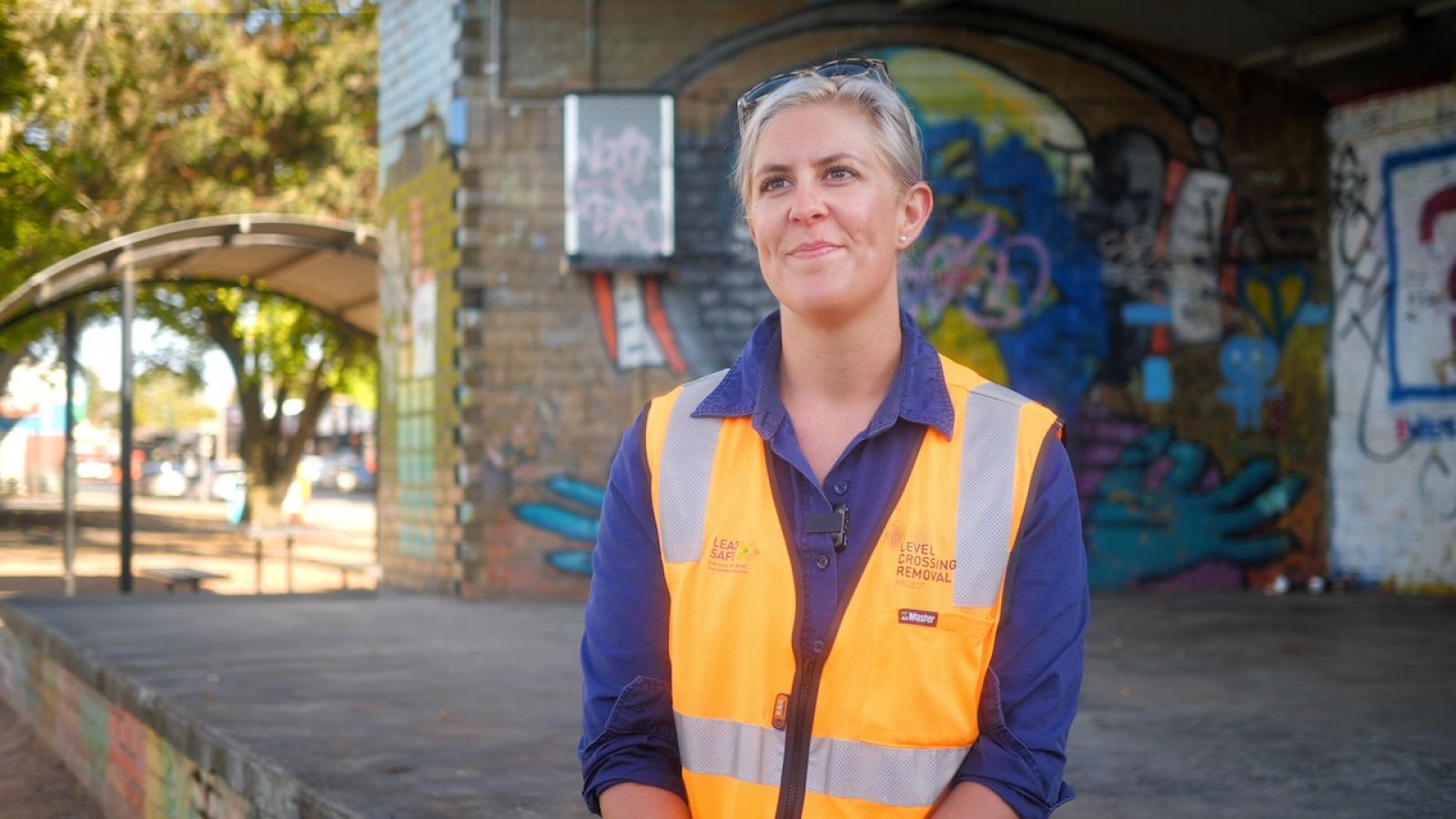 Site supervisor Eliza King