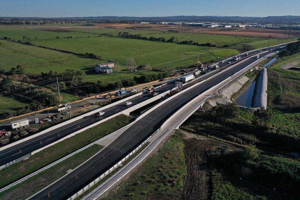 Healesville-Koo Wee Rup Road June 2024 construction image