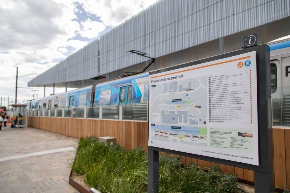 New Frankston Station and precinct map