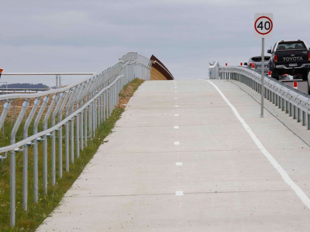 November 2024- A new walking and cycling path across the new bridge has opened