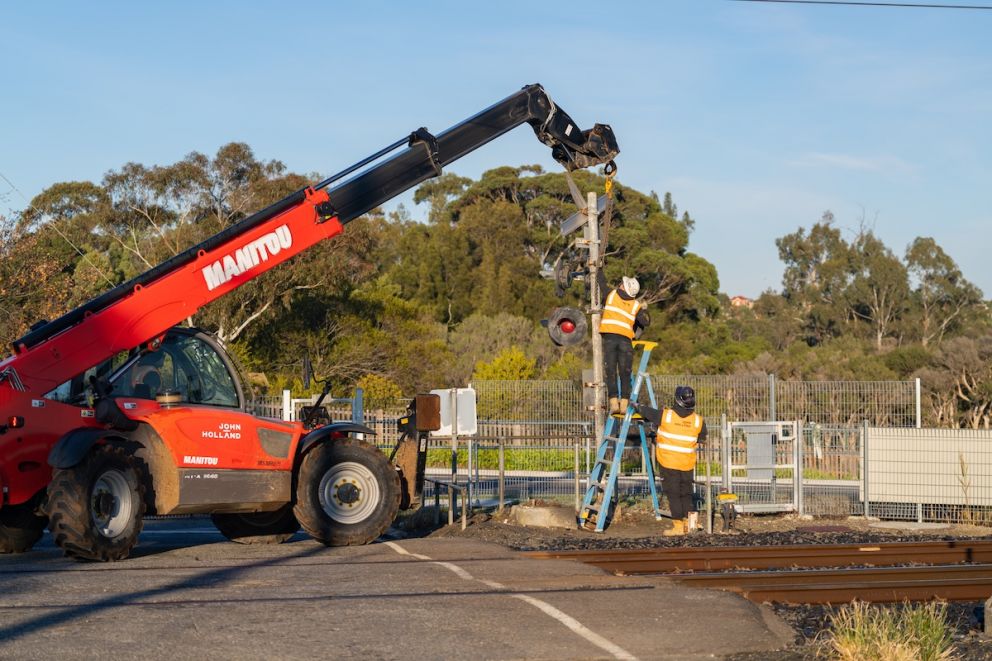 The redundant infrastructure at Station Street was removed
