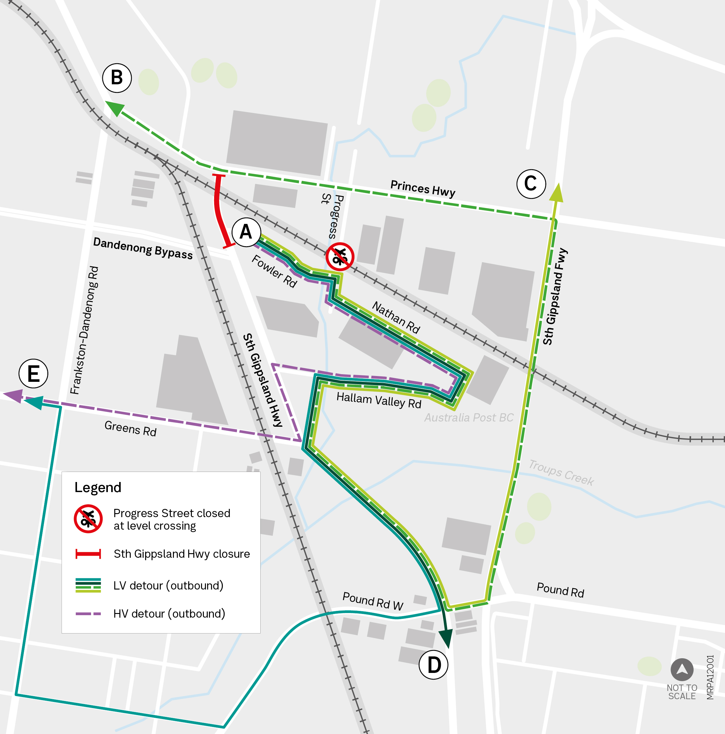 Outbound map