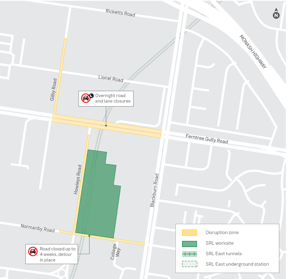 SRL Novemeber works update map