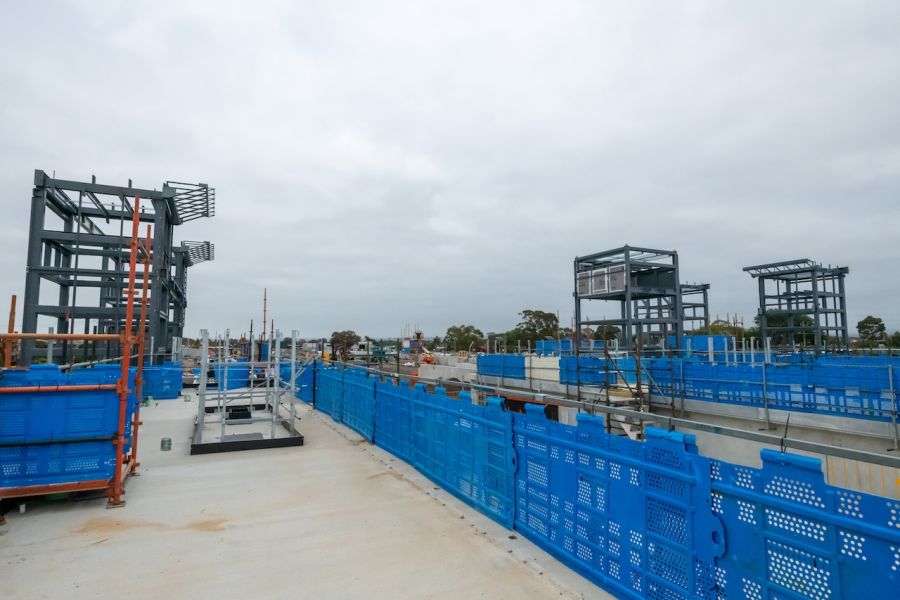 The lift shafts at Melton