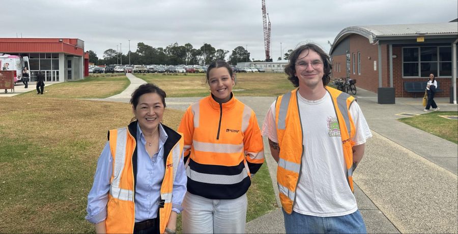 Team from the Clyde Rd Upgrade