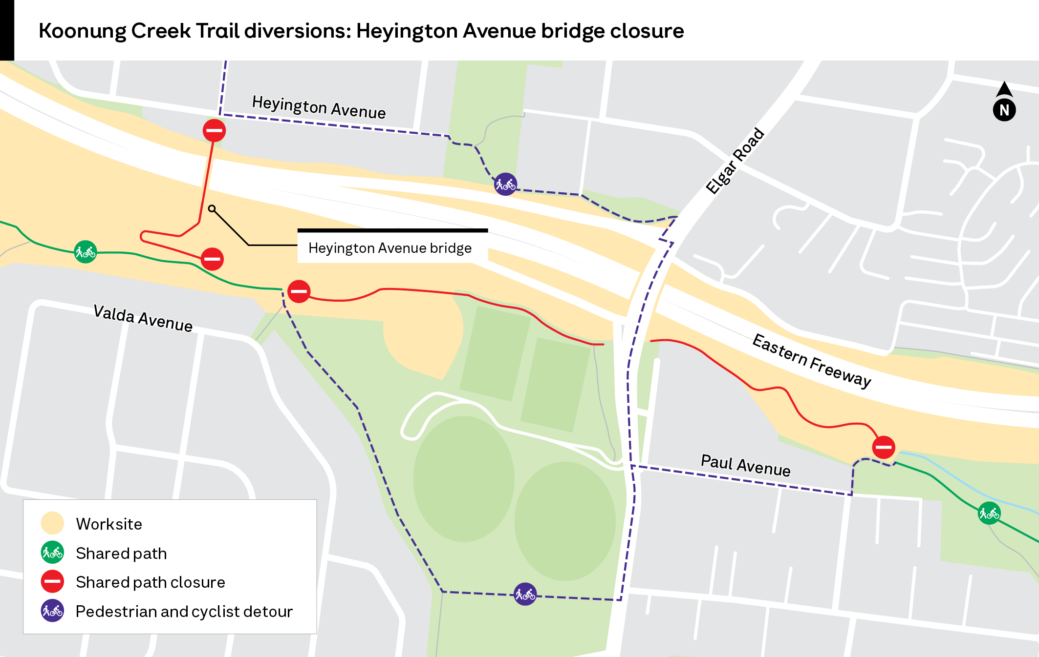 Heyington_Bridge_Closure_Detour