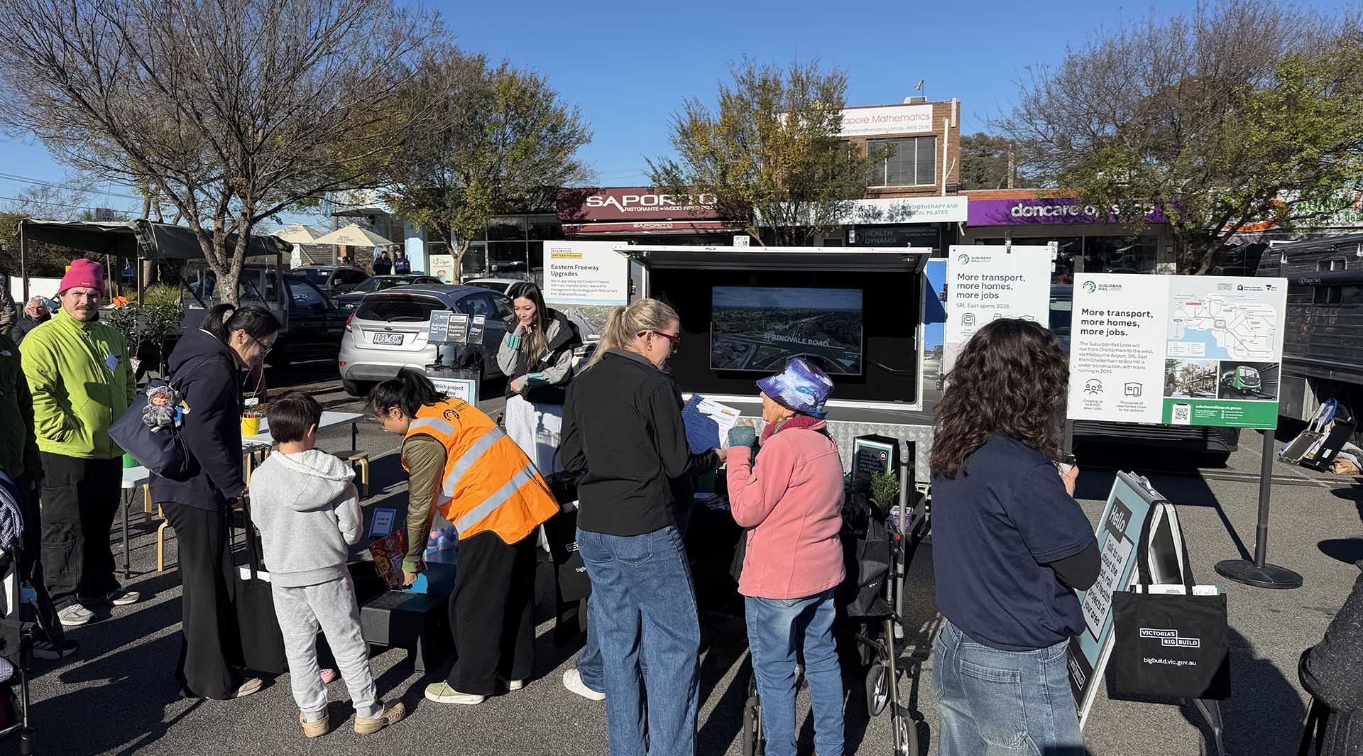 Eastern Freeway Upgrade community pop up