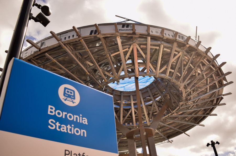 The modern and accessible new Boronia Station will be complete in early October
